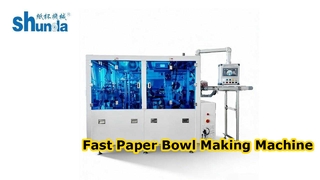 Servo-Papierschüsselmaschine Schnelle Produktion 110 Stück/Min