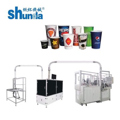 Qualität Automatische Papierbecherherstellungsmaschine für 2-32 OZ-Papiergetränkebecher/-behälter Fabrik