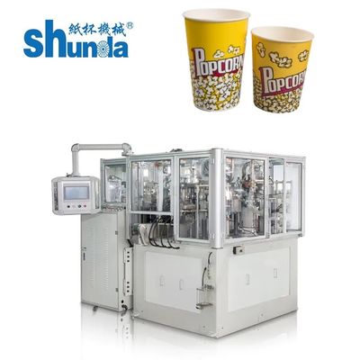 Qualität Automatische Eiscreme-Papierbechermacherei mit Luftkompressor 0,4m3/Min 0,5Mpa Fabrik