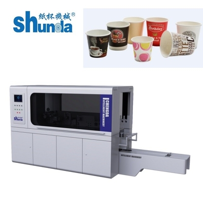 Compact Automatic Paper Cup Blank Skiving Machine Space Saving Solution For Small To Medium Enterprises