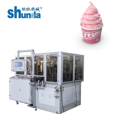 120-160 Pcs/min Speed Ice Cream Cup Making Machine With 14 KW Power And Panasonic Opto Switches