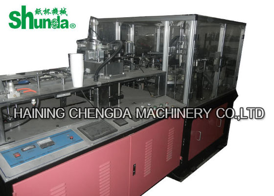 Qualität Plätschern Sie Wegwerfkaffee-/Tee-Papierschalen-Ärmel-Maschine 70-80pcs/Min Fabrik