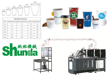 Flüssige automatische Papierschalen-Wegwerfmaschine mit stufenlos regelbarem Antrieb