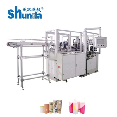 Rohstoff 135-450 GRAMM Papier-Rohr, das Maschine mit Servomotorsteuerungs-Geschwindigkeit in 70-80pcs/Min bildet