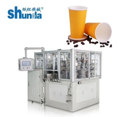 Automatische Papierschale, die Maschine, Eiscreme/Kaffee-Papierschale macht Anlage bildet