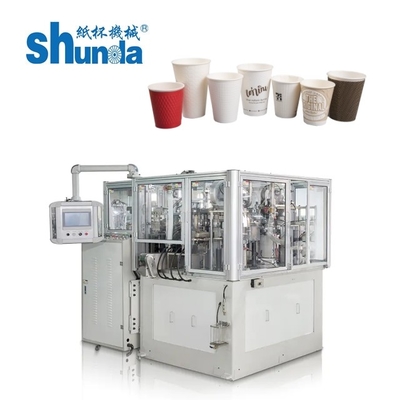 Automatische Papierbechermaschine, automatische Papier-Tee-Tasse Kaffeetasse-machmaschine 150Tasse/min